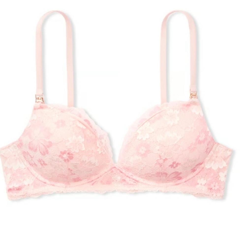 Victoria's Secret Body By Victoria Wireless Nursing Bra in Pink Size 34DDD